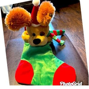 New Dancing Jingle Puppy Stocking